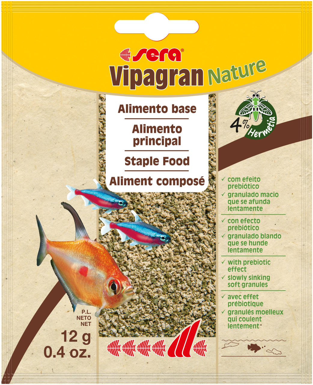 Sera Vipagran Nature Balık Yemi 12 gr