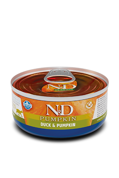 N&D Pumpkin Bal Kabaklı Ördekli Tahılsız Yetişkin Kedi Konservesi 70 gr