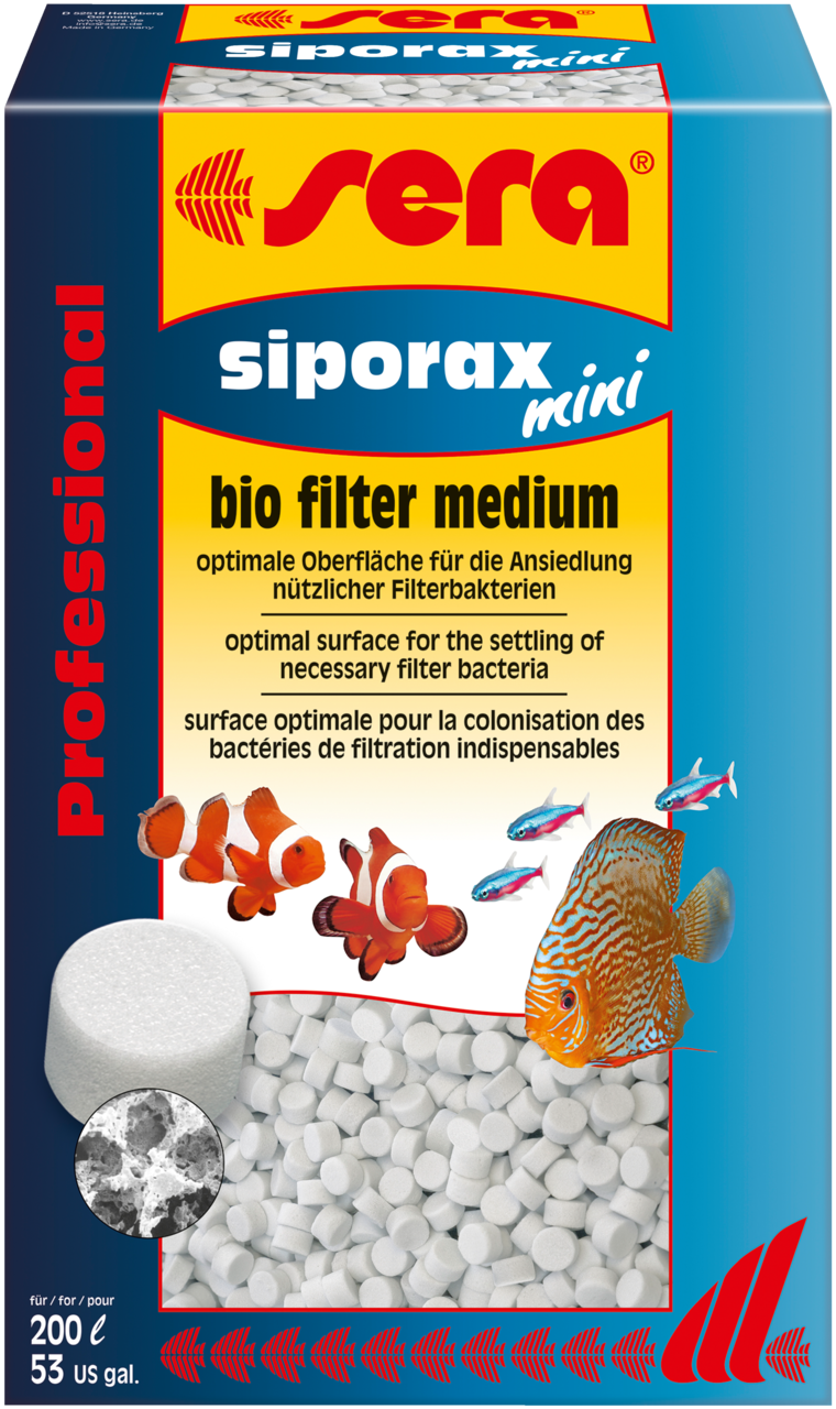 Sera Siporax Mini Professional Bio Filter Medium Akvaryum Filtre Malzemesi 270 gr