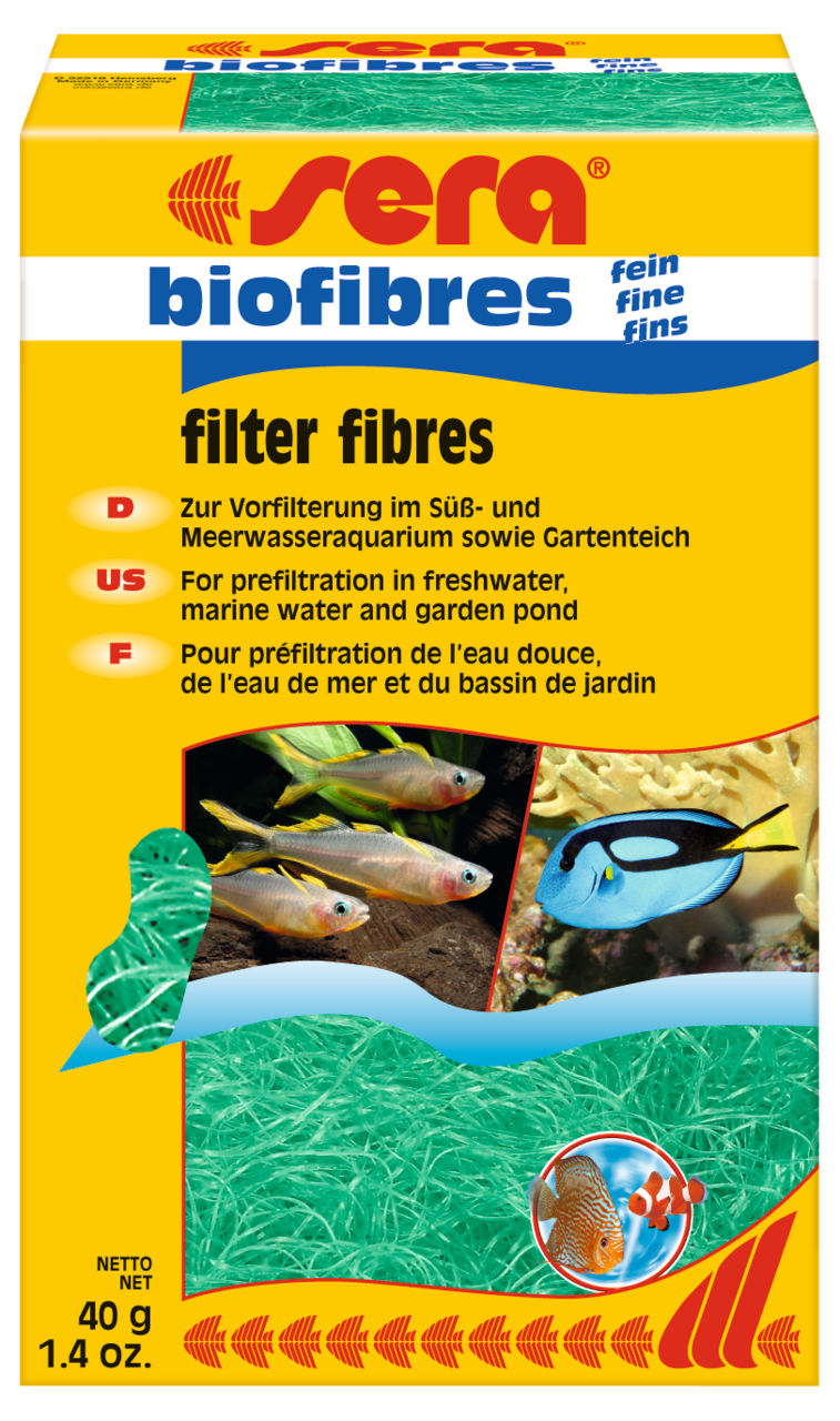 Sera Biofibres Filter Fibres Fein Akvaryum Filtre Malzemesi (İnce) 40 gr