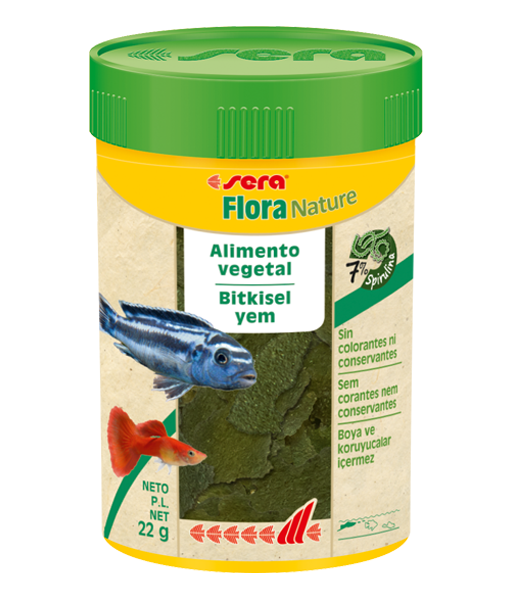 Sera Flora Nature Bitkisel Balık Yemi 100 ml