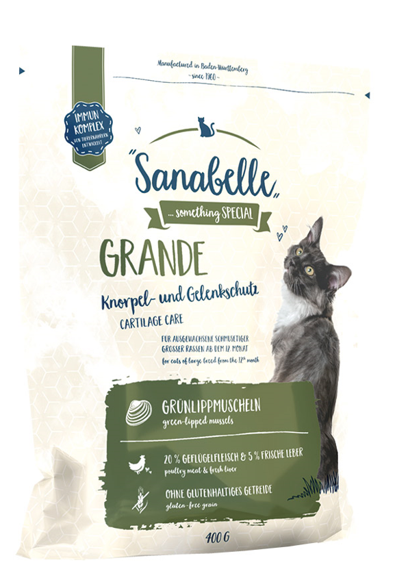 Sanabelle Grande Kıkırdak Bakımı İçin Yetişkin Kedi Maması 400 gr