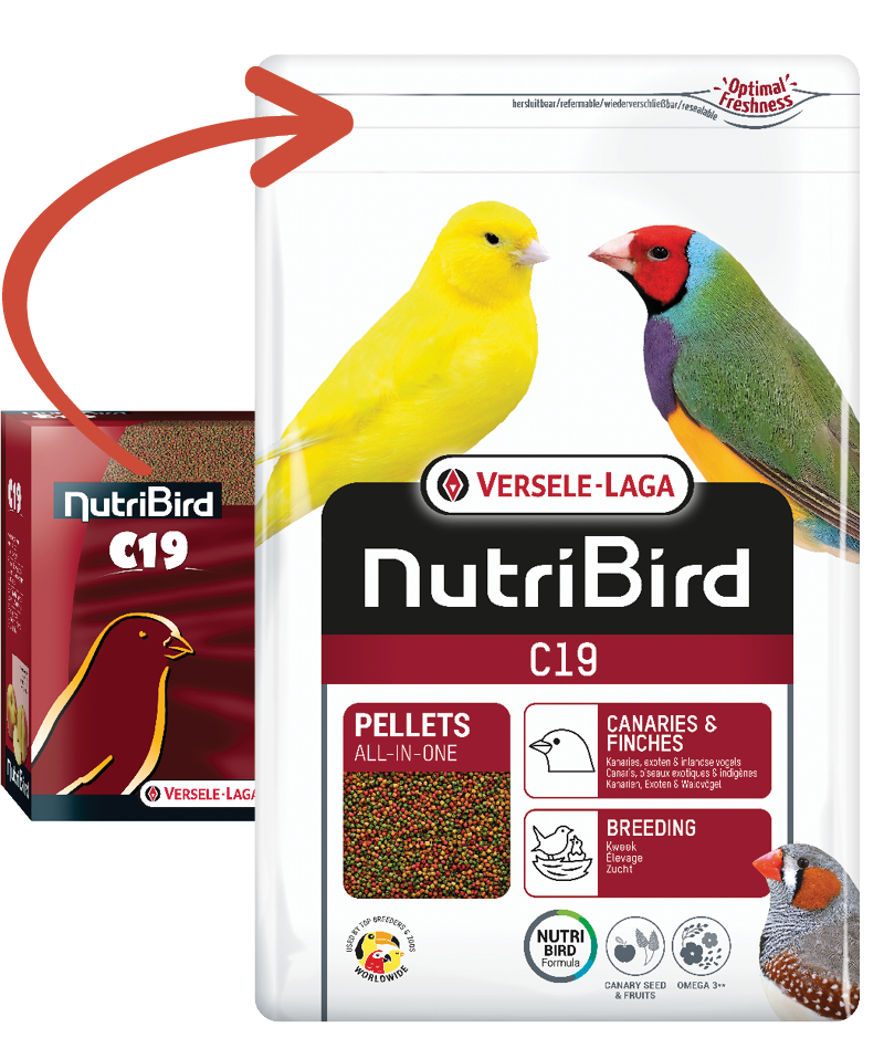 Versele-Laga Nutribird C19 Pellet Kanarya ve Finch Yemi 10 Kg