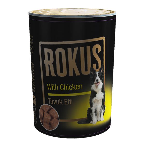 Rokus Tavuklu Köpek Konservesi 410 Gr