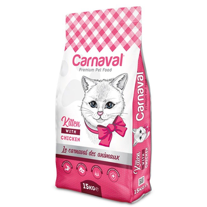 Carnaval Premium Cat Kitten Tavuklu Yavru Kedi Maması 1.5 kg