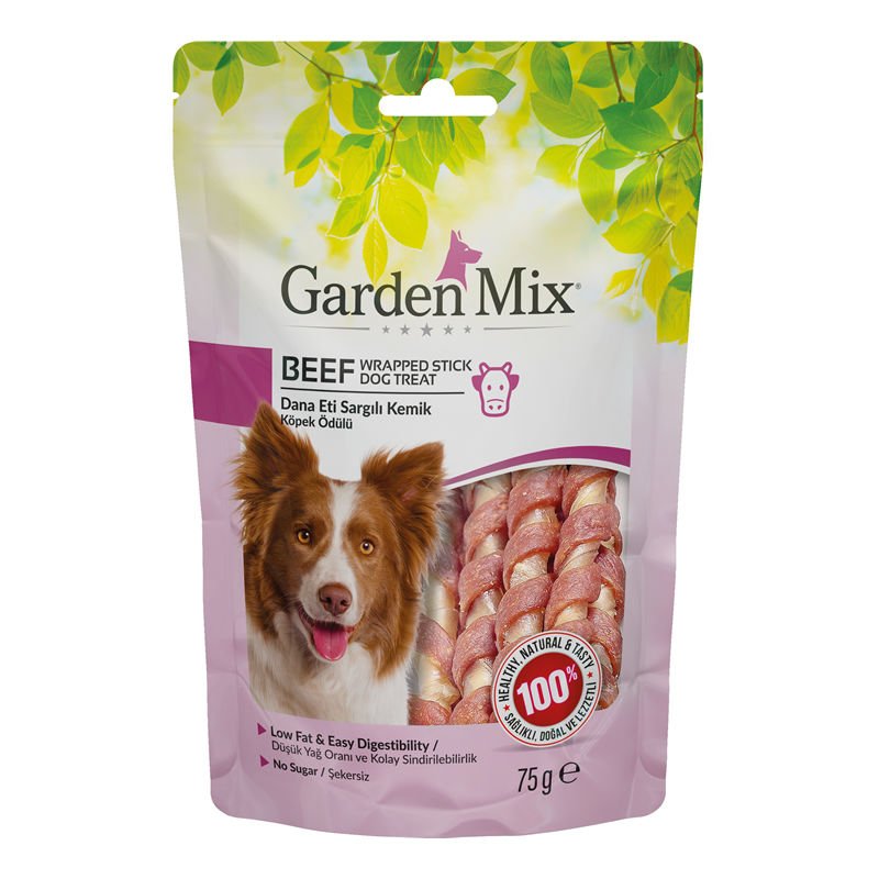 Garden Mıx Dana Etli Kemik Köpek Ödülü 75 Gr