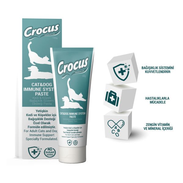 Crocus Kedi Köpek Immune System Macun 100 Gr