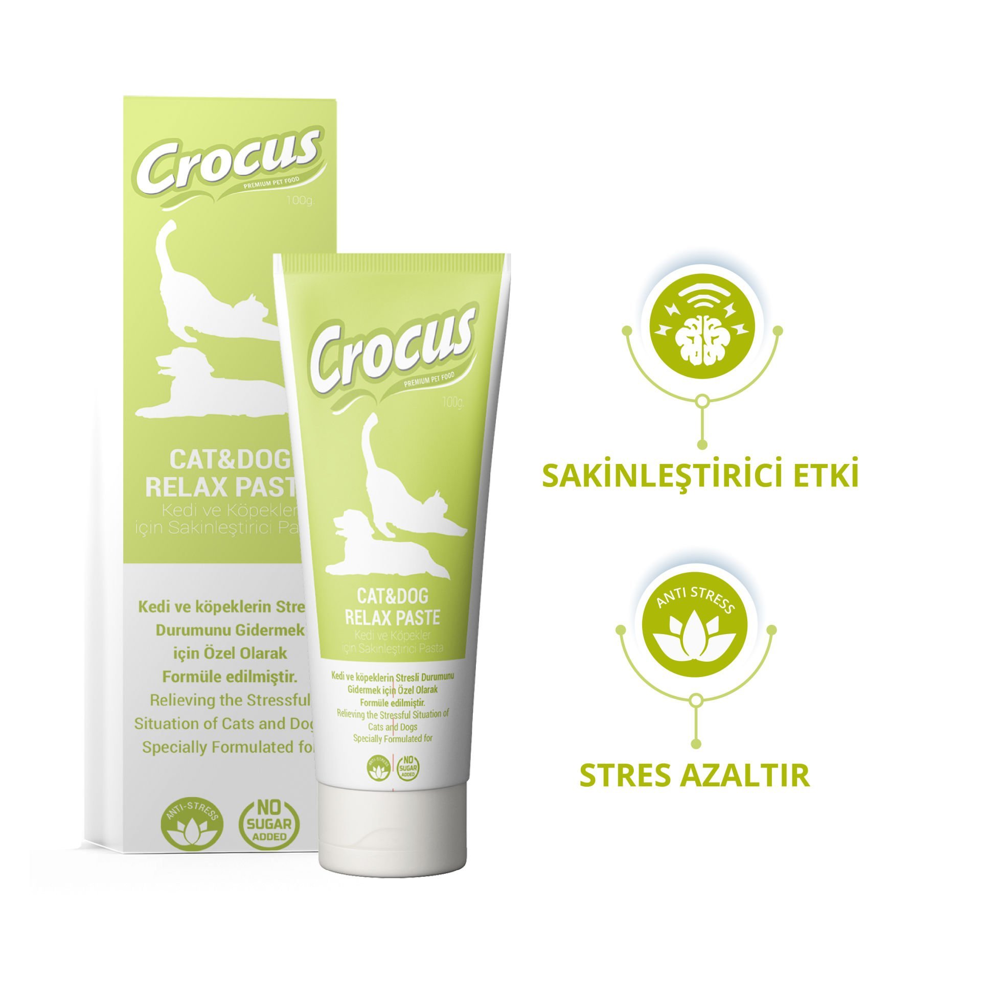 Crocus Kedi Köpek Relax Macun 100 Gr