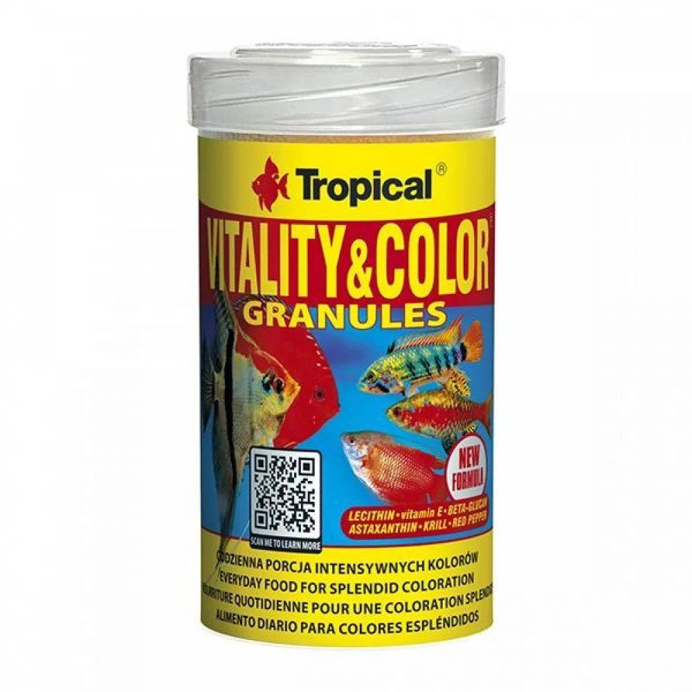 Tropical Vitality Color Granules Balık Yemi 250 ml