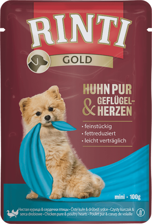 Rinti Gold Tavuk Ve Ördekli Yetişkin Köpek Pouch 100 Gr