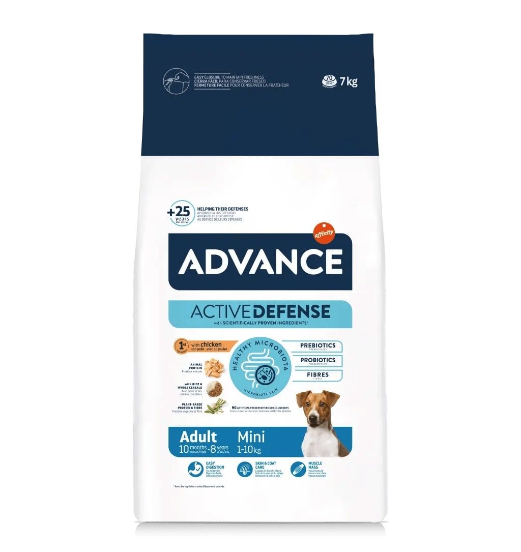 Advance Adult Mini Tavuklu Küçük Irk Yetişkin Köpek Maması 7 Kg