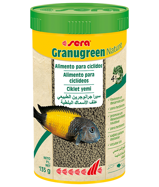 Sera Granugreen Nature Balık Yemi 250 ml