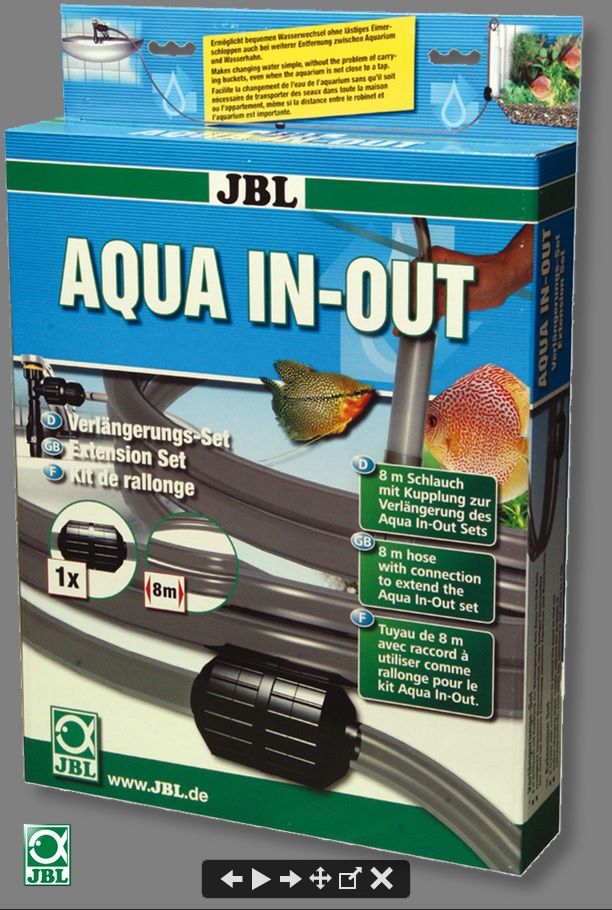 JBL Aqua In-Out Hortum Uzatma 12/16mm 8m
