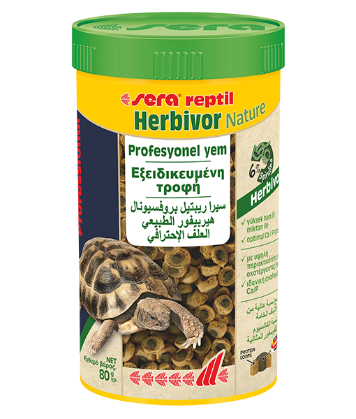 Sera Herbivor Nature Profesyonel Otçul Sürüngen Yemi 250 ml