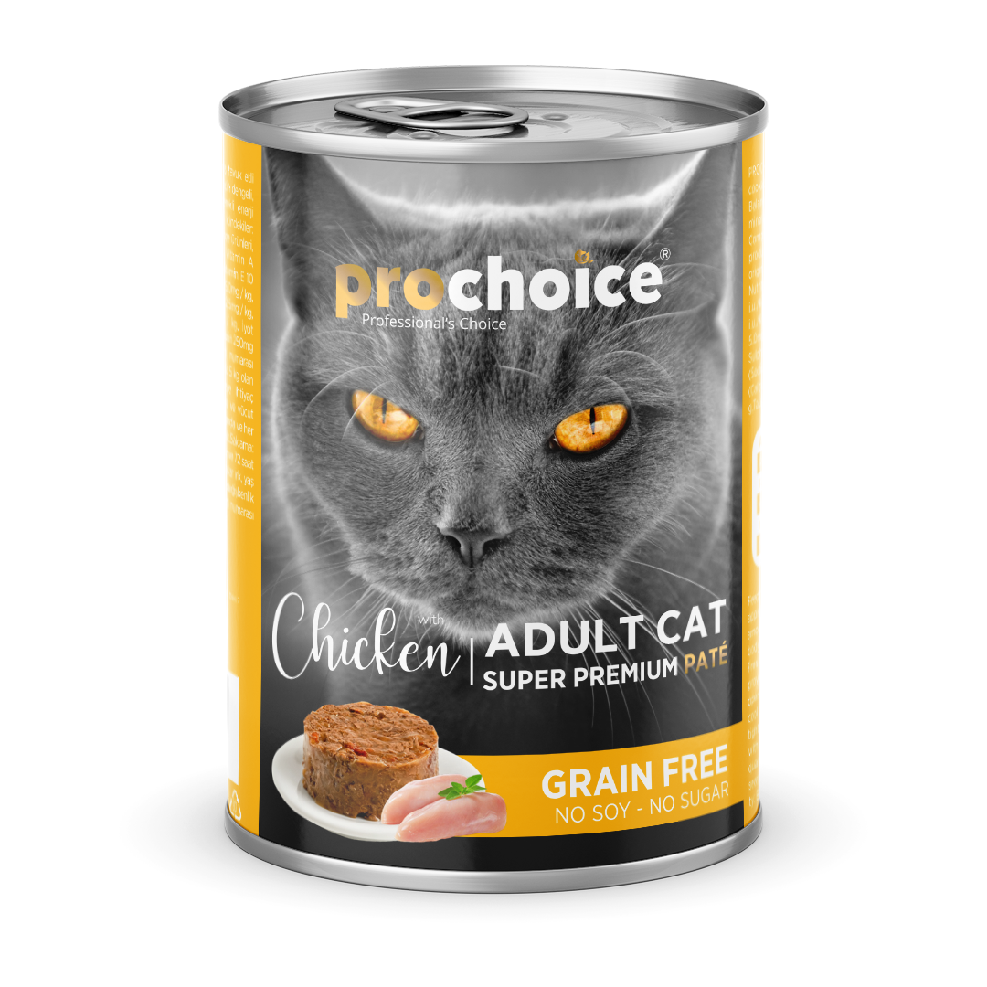 Prochoice Chicken Pate For Adult Cats Yaş Kedi Maması 400 gr
