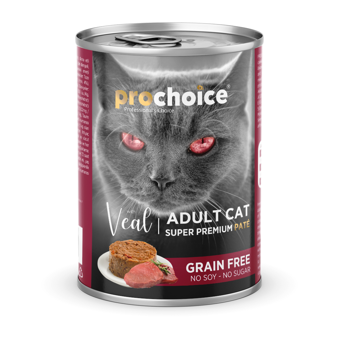 Prochoice Veal Pate For Adult Cats Yaş Kedi Maması 400 gr
