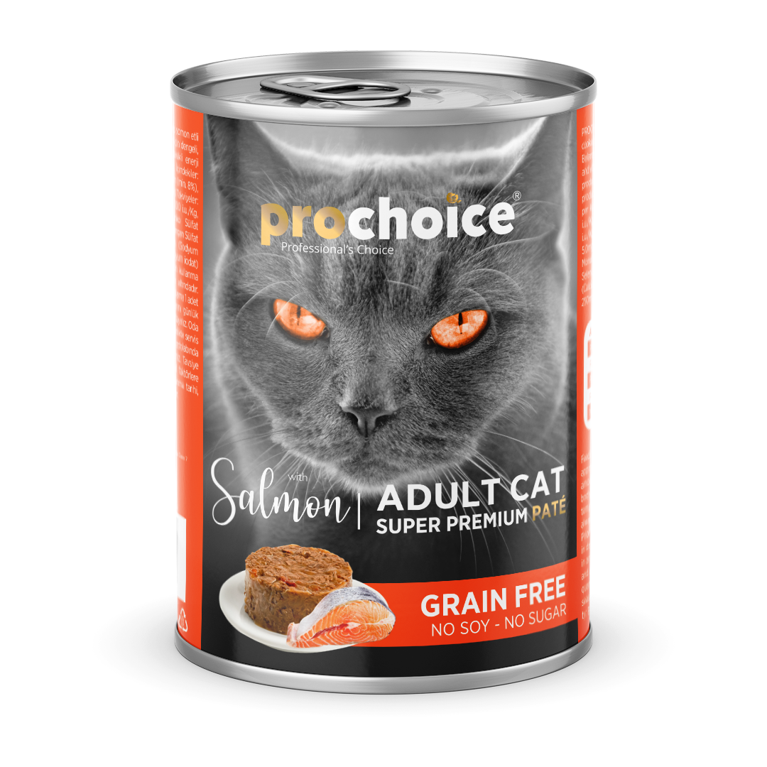 Prochoice Salmon Pate For Adult Cats Yaş Kedi Maması 400 gr