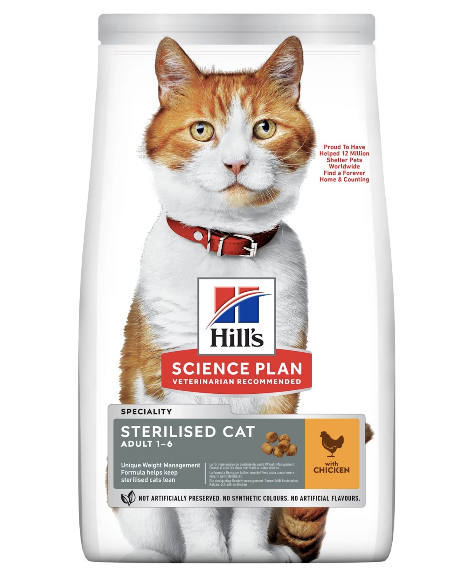 Hill's Sterilised Tavuklu Kısırlaştırılmış Yetişkin Kedi Maması 10 kg