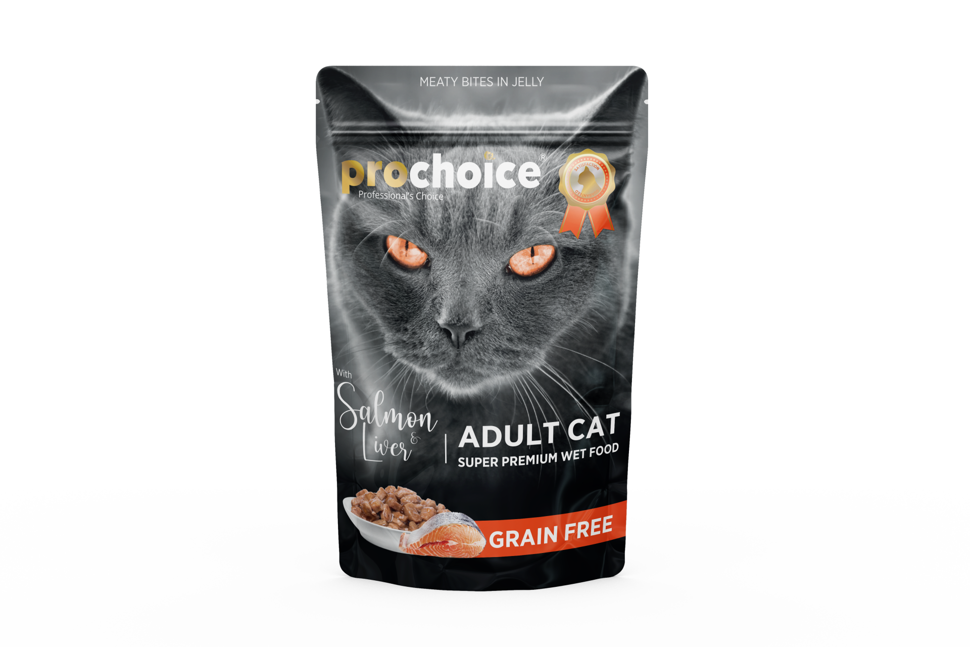 Prochoice Salmon & Liver Pouch For Cats Yaş Kedi Maması 85 gr