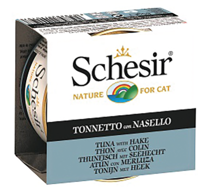 Schesir Jelly Tuna Ve Barlam Balıklı Kedi Konservesi 85 Gr
