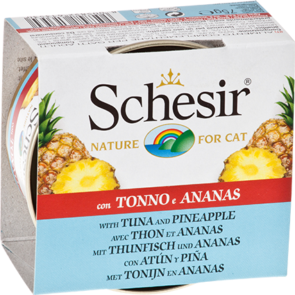 Schesir Fruit Ton Balıklı Ananaslı Kedi Konservesi 75 Gr