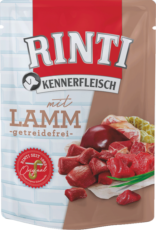 Rıntı Kuzulu Pouch Köpek Maması 400g