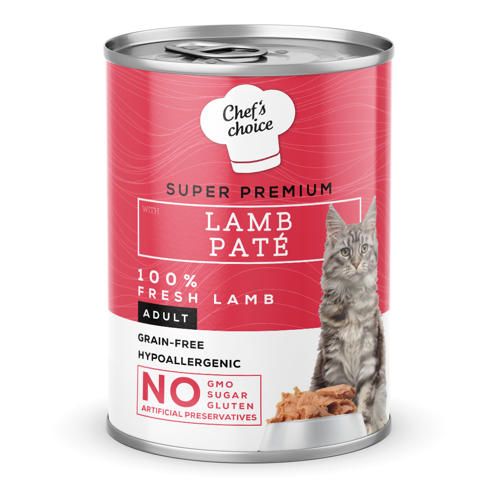 Chef's Choice Lamb Pate Yaş Kedi Maması 400 gr