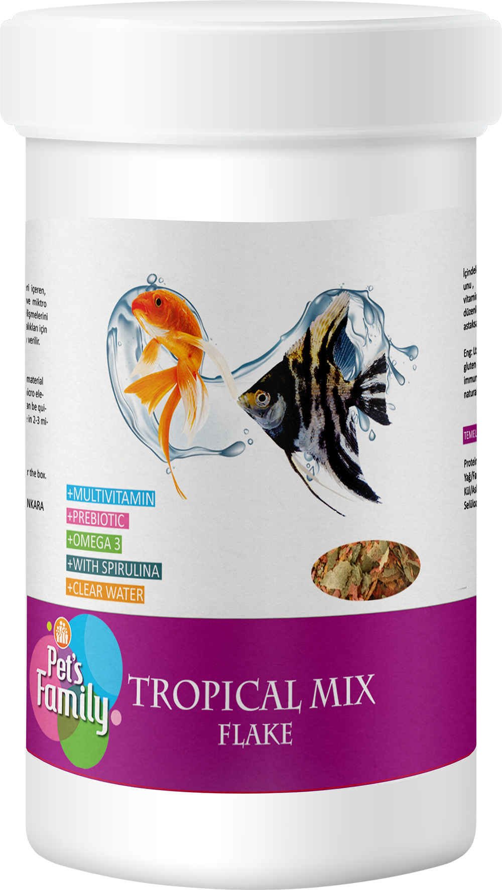 Pet’s Family Tropıcal Mıx Flake 100ml/15 Gr