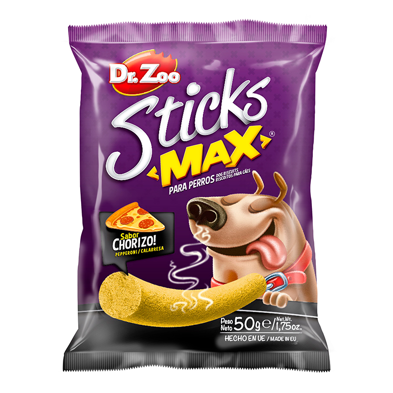 Dr.zoo Sticks Max Sucuk&Peynirli Köpek Ödülü 50gr