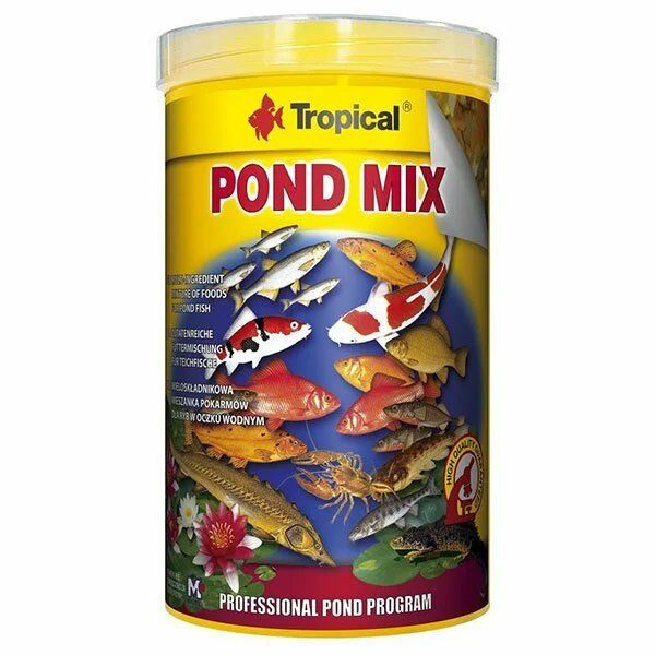 Tropical Koi Pond Mix Pellet Balık Yemi 1000 ml