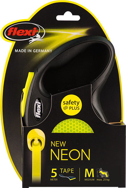 Flexi New Neon Köpek Şerit Gezdirme M 5M