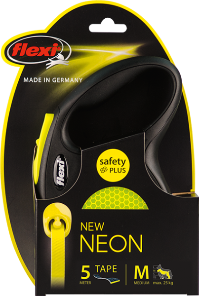 Flexi New Neon Köpek Şerit Gezdirme M 5M