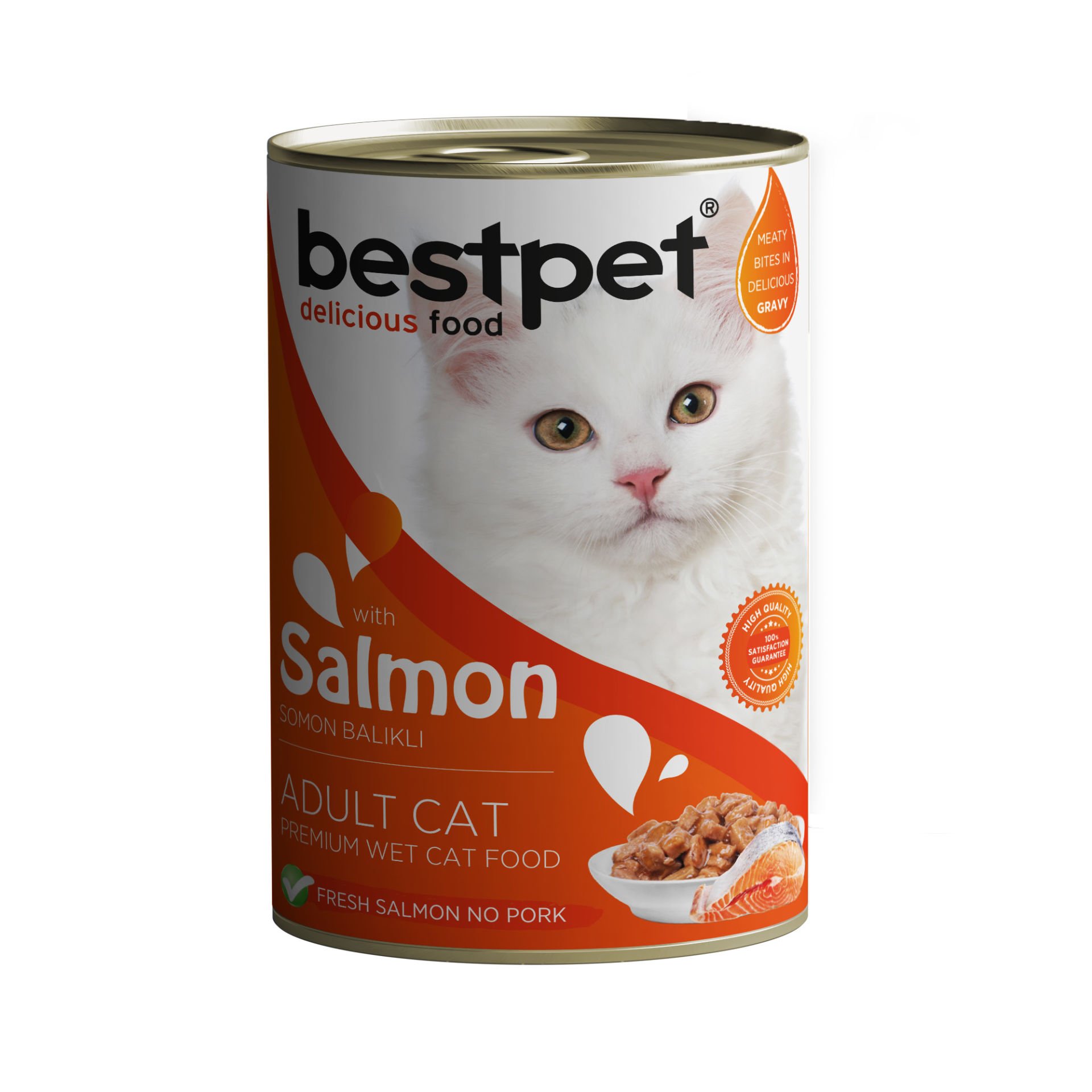 Bestpet Salmon In Gravy Yaş Kedi Maması 400 gr