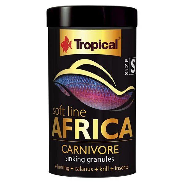 Tropical Soft Line Africa Carnivore Granules Balık Yemi 250 ml