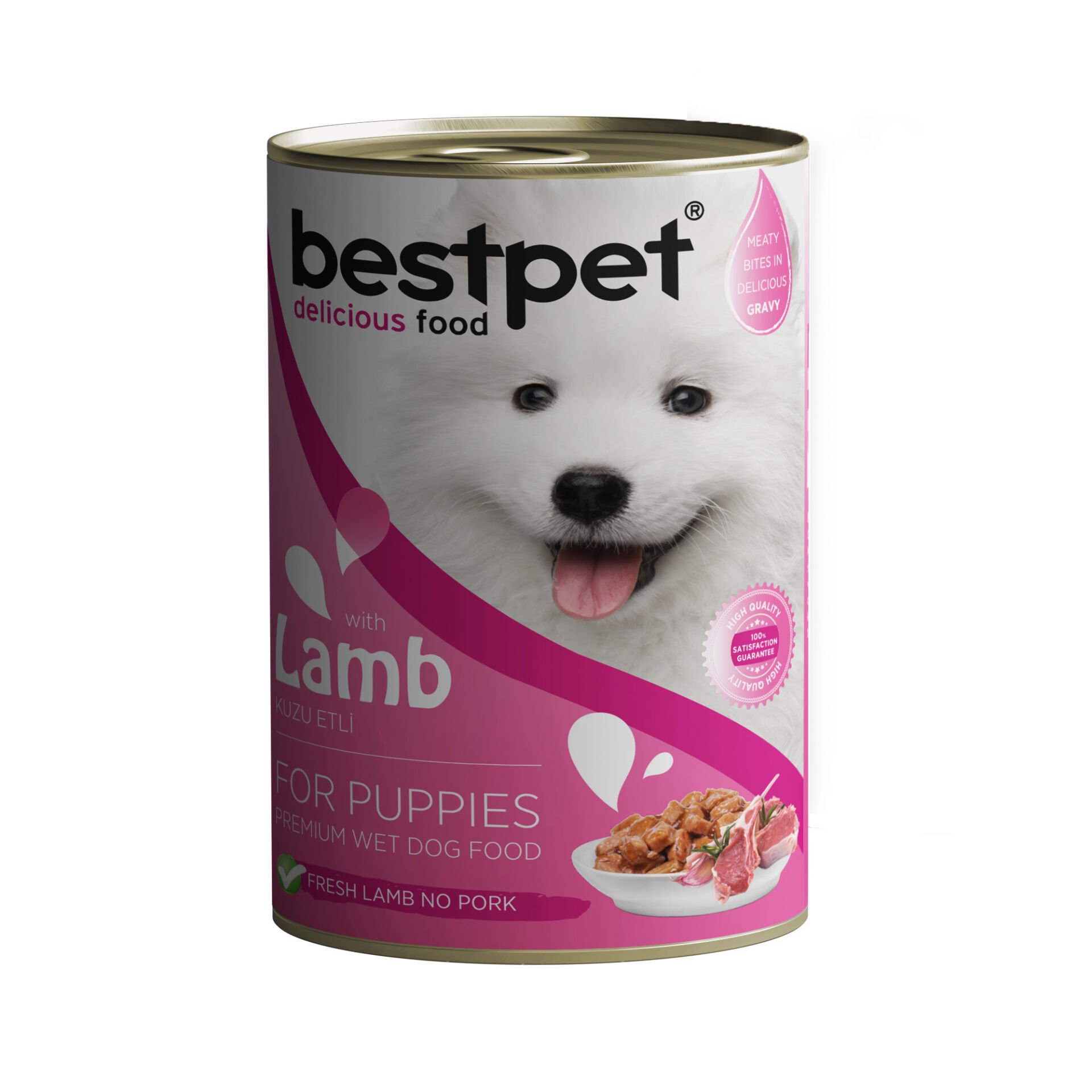 Bestpet Puppy Lamb In Gravy Yaş Kesi Maması 400 gr