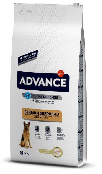 Advance German Shepherd Hindili ve Pirinçli Yetişkin Köpek Maması 12 Kg