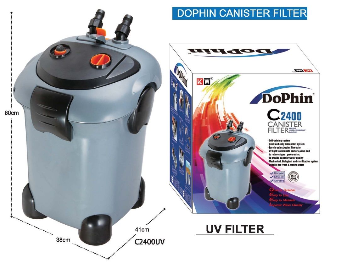 Dophin Akvaryum Uv Li Dış Filtre