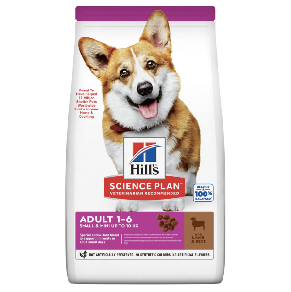 Hill's Adult Small & Mini Kuzu Etli Küçük ve Mini Irk Yetişkin Köpek Maması 1,5 Kg