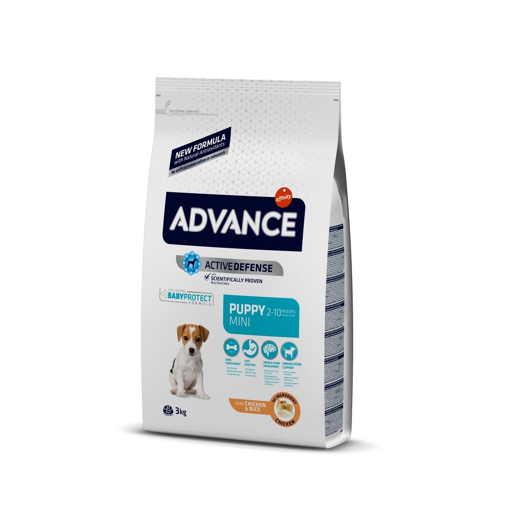 Advance Tavuklu ve Pirinçli Mini Irk Yavru Köpek Maması 3 Kg