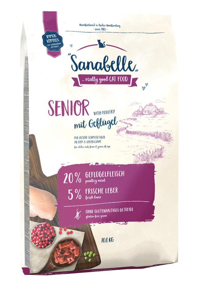 Sanabelle Senior Kümes Hayvanlı Yaşlı Kedi Maması 10 Kg