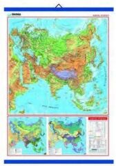 Asya Fiziki Haritası Kaplamalı
