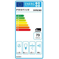 Profilo DVP6C460 Siyah Duvar Tipi Davlumbaz