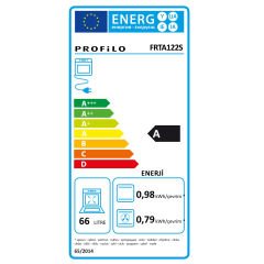 Profilo FRTA122S 66 Lt 6 Programlı Siyah Ankastre Fırın