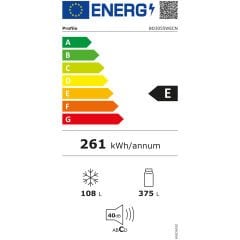 Profilo BD3055WECN E Enerji Sınıfı 483 Lt NoFrost Alttan Donduruculu Buzdolabı