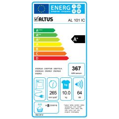 Altus AL 101 IC A Enerji Sınıfı 10 Kg Isı Pompalı Kurutma Makinesi