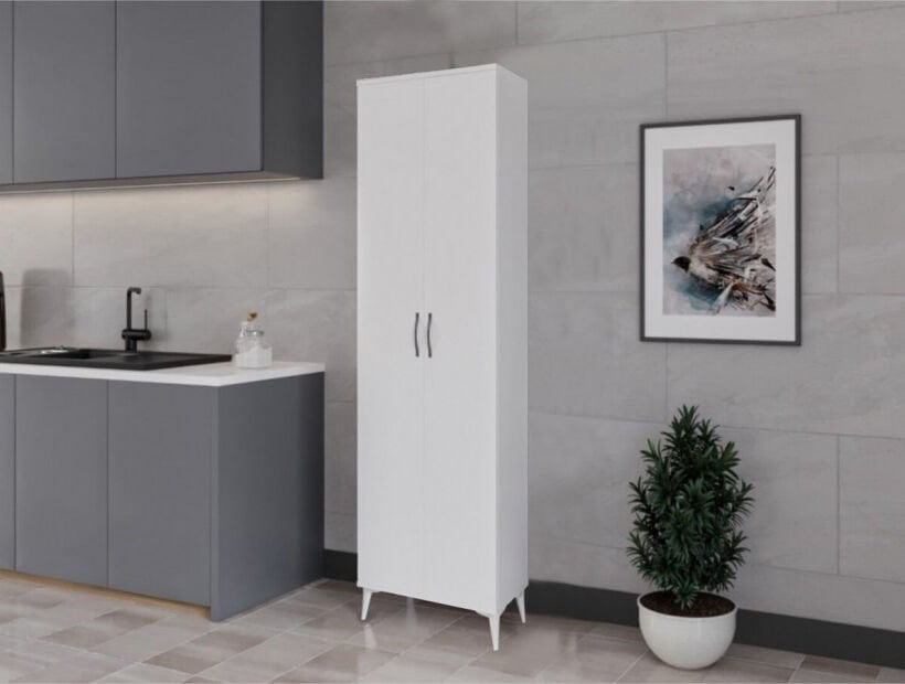 GÖKBERK GB-3001 8 RAFLI 2 KAPAKLI ÇOK AMAÇLI DOLAP