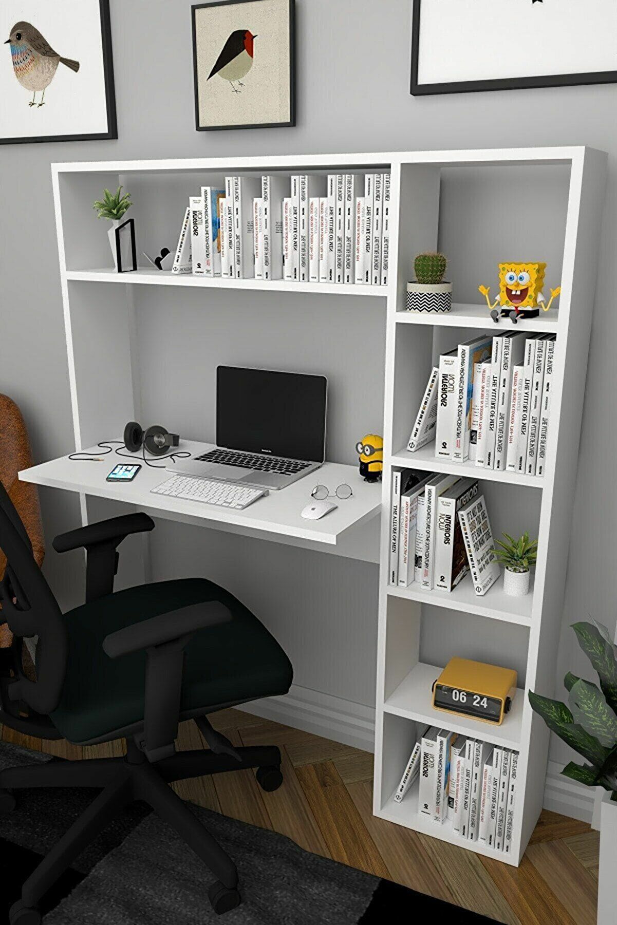 GÖKBERK GB-3600 KİTAPLIKLI ÇALIŞMA MASASI &100 MDF