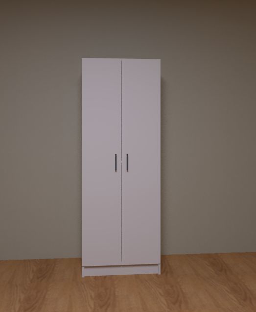 GÖKBERK GB-6500M 2 KAPAKLI ELBİSE DOLABI GARDIROP %100 MDF