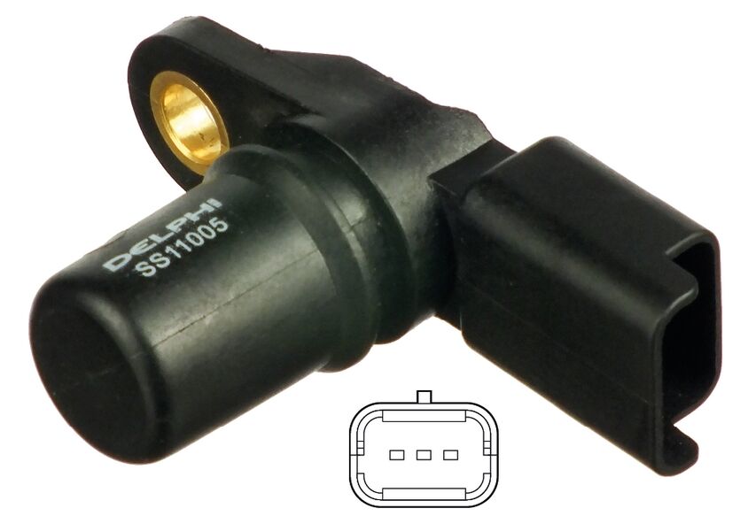 EKSANTRİK DEVİR SENSÖRÜ RENAULT KANGOO 01 SYMBOL II 08 MEGANE II 04 MASTER III 10 CLIO III 05 1.2 1.5dCi 1.6 2.0 2.3dCi-DELPHI SS11005-8200033686-8200285798-8200567414