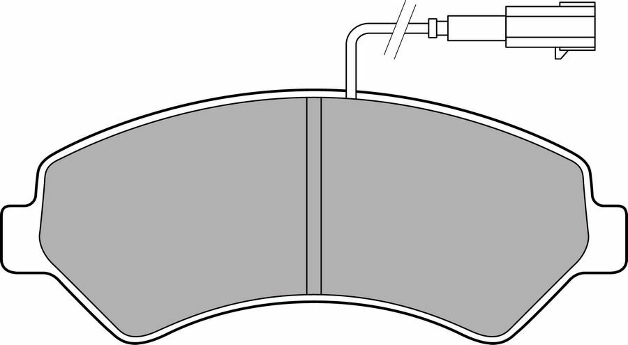 ÖN BALATA BOXER-JUMPER 2.2 HDI 06 3.0 HDI 11 169.1x69.1x19-DELPHI LP2492-1607878980-77366022-7736709